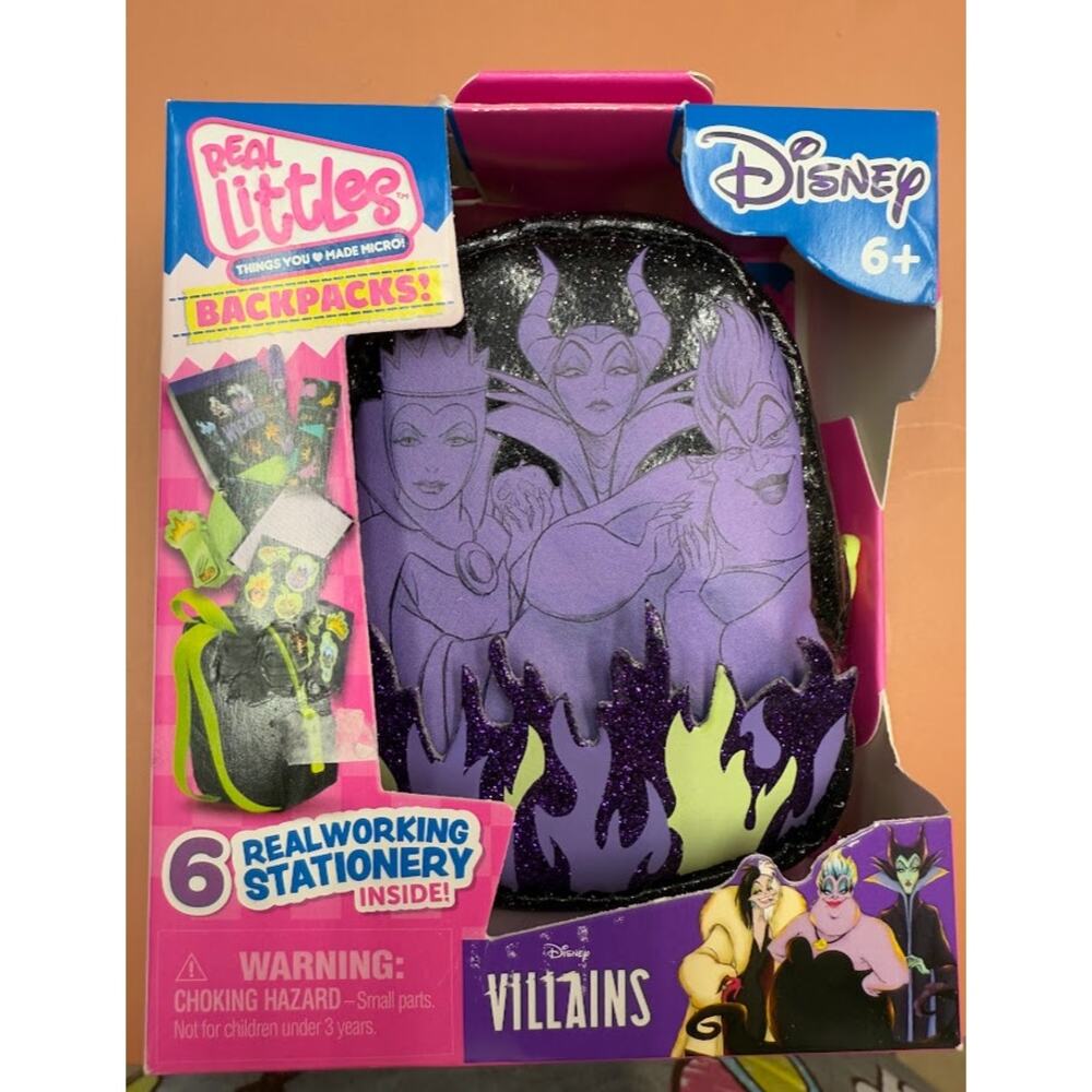 Real Littles Backpack -  Disney Villains  NEW